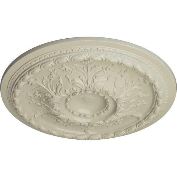 Stockport Ceiling Medallion (Fits Canopies Up To 6 1/4), Hand-Painted Clear Yellow, 28OD X 2 3/4P